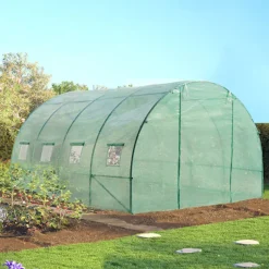 Serre de jardin verte 12m² 3x4m