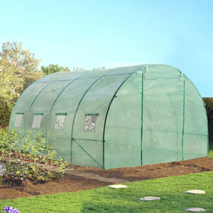 Serre de jardin verte 12m² 3x4m
