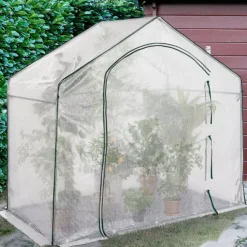 Serre d'hivernage forme de maison pour balcon et terrasse