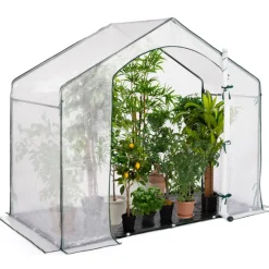 Serre d'hivernage forme de maison pour balcon et terrasse