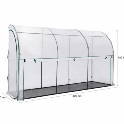 Serre murale pour hivernage des plantes