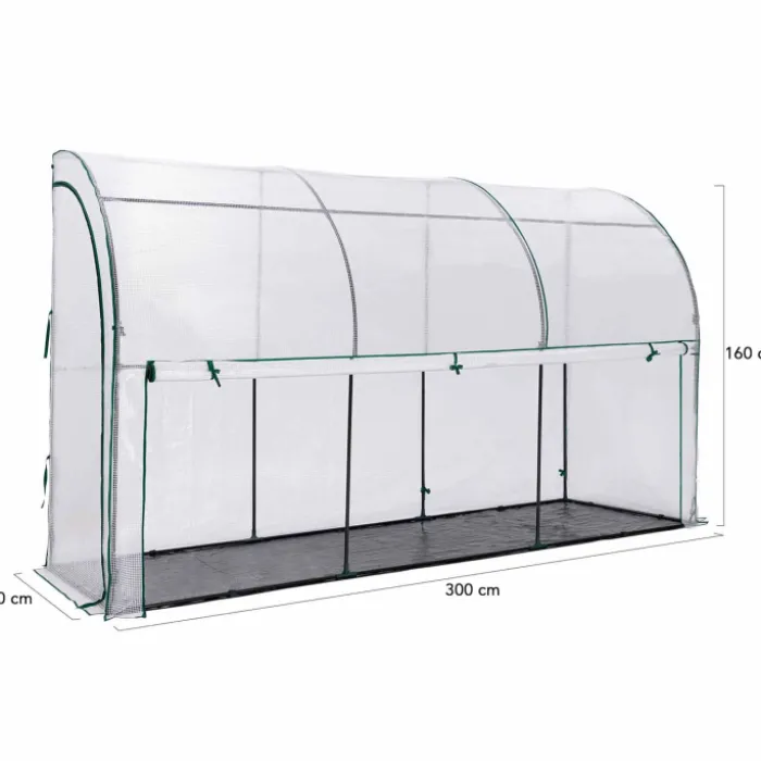 Serre murale pour hivernage des plantes