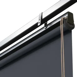 Store enrouleur vertical gris pour pergola