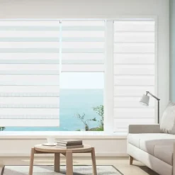 Store jour nuit blanc 60 x 230 cm