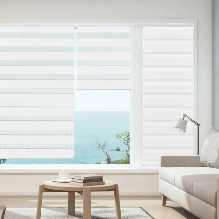 Store jour nuit blanc 60 x 230 cm