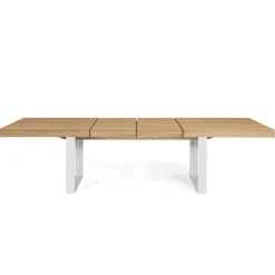 Table à manger 10 à 12 personnes bois et blanc