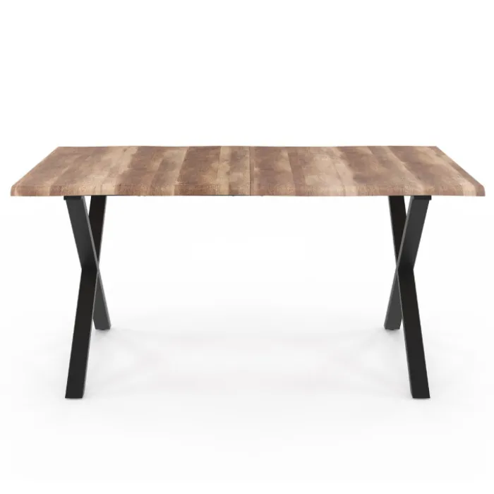 Table à manger 6 personnes avec pieds en forme de X