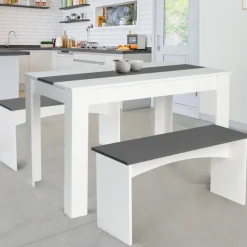 Table à manger avec banc 4 personnes