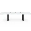 Table à manger extensible rectangle 6 à 12 personnes