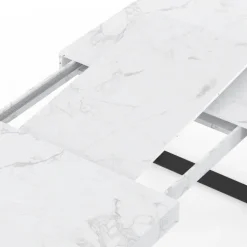 Table à manger extensible rectangle 6 à 12 personnes