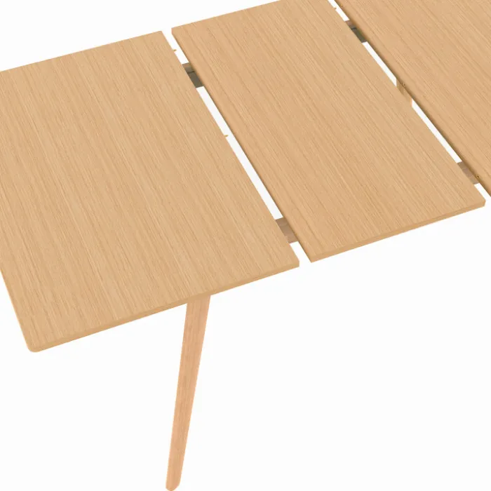 Table à manger extensible 4-8 places 110-150 cm effet bois