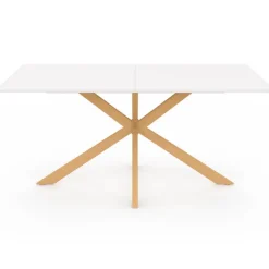 Table à manger rectangulaire 8 personnes pied araignée