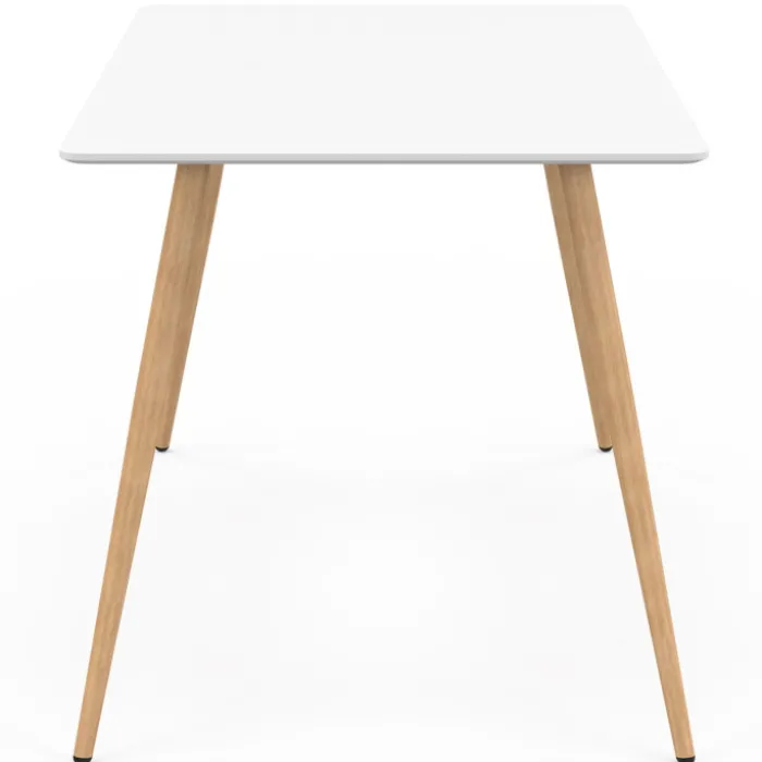 Table à manger scandinave blanche SARA