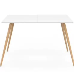 Table à manger scandinave blanche SARA