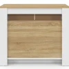 Table buffet extensible ORLANDO 14 personnes 285 cm bois blanc façon hêtre