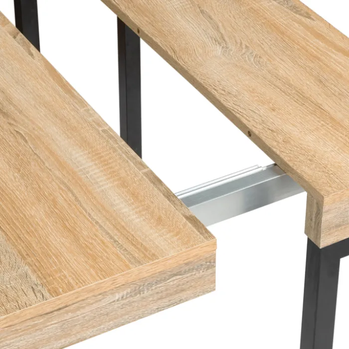 Table console extensible TORONTO 14 personnes 300 cm design industriel