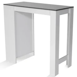 Table de bar haute 2 à 4 personnes avec rangement