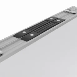Table de camping pliante à hauteur réglable avec 6 tabourets blanc
