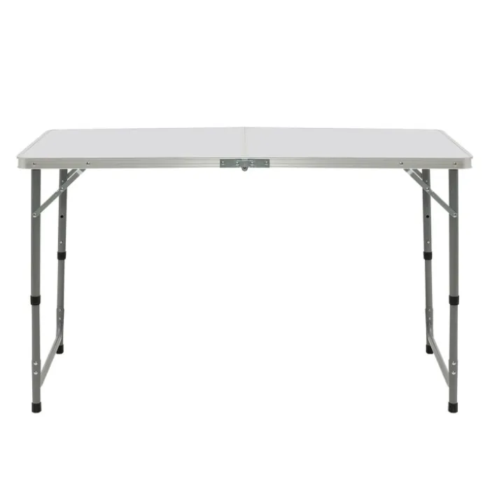 Table de camping pliante de 120 cm à hauteur réglable pour 4 personnes