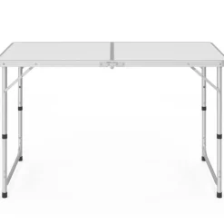 Table de camping pliante à hauteur réglable