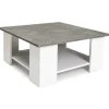 Table de salon imitation béton