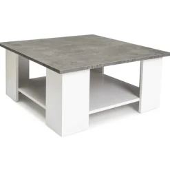 Table de salon imitation béton