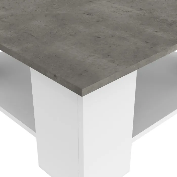 Table de salon imitation béton