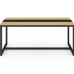 Table industrielle bois et métal 8 personnes 180 cm