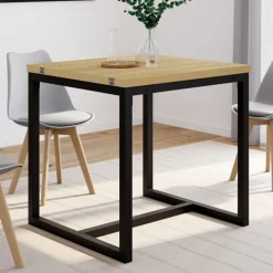 Table industrielle extensible 6-8 personnes 160 cm