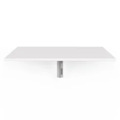 Table murale rabattable bois blanc 2 personnes L.70cm
