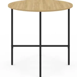 Table ronde industrielle 4 personnes 80 cm