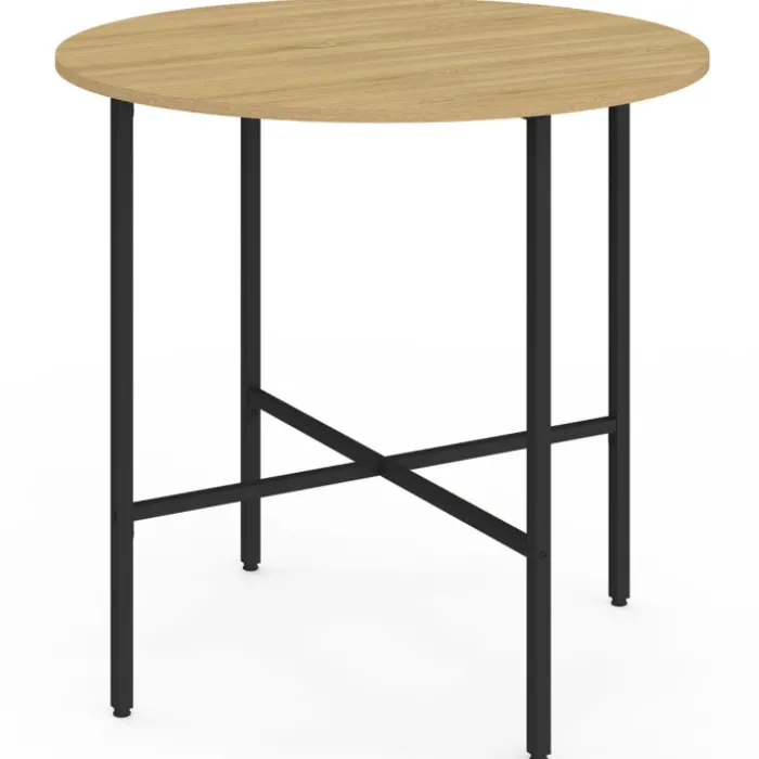 Table ronde industrielle 4 personnes 80 cm
