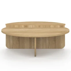 Tables basses rondes hêtre