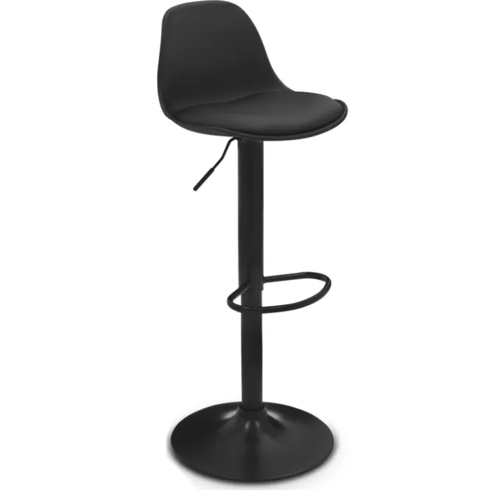 Tabourets de bar design noirs