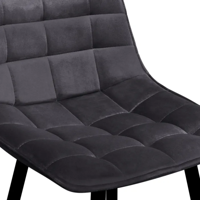 Tabourets de bar en velours multicolore