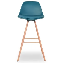 Tabourets de bar scandinaves 4 couleurs
