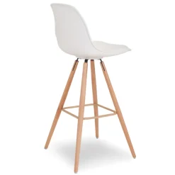 Tabourets de bar scandinaves 4 couleurs