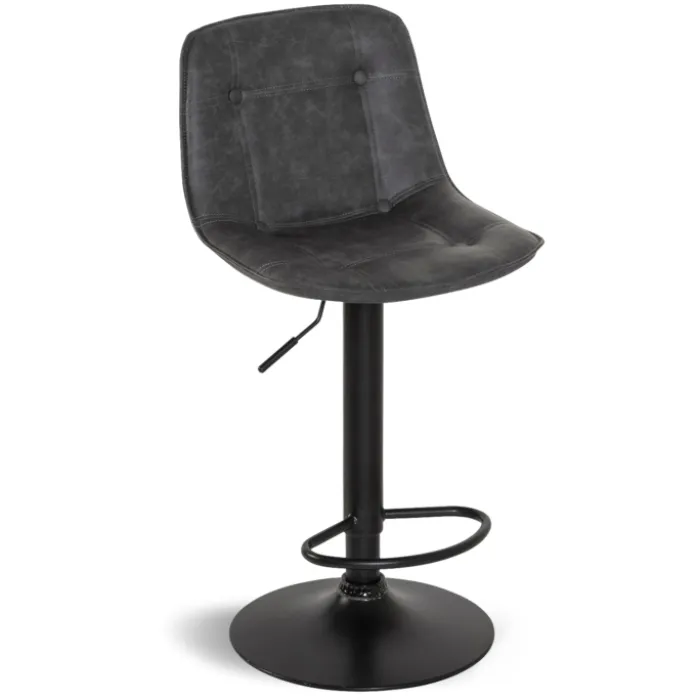 Tabourets réglables en hauteur gris