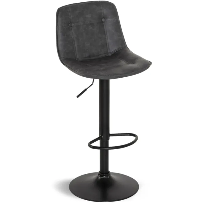 Tabourets réglables en hauteur gris