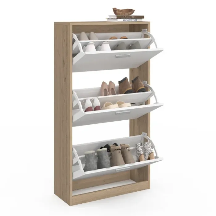 Étagère à chaussures 3 portes