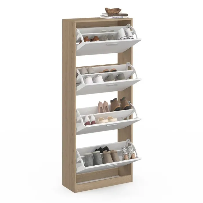 Étagère à chaussures 4 portes