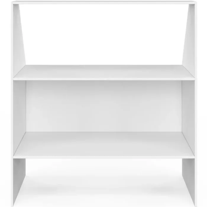 Étagère sous pente blanche 2 niveaux