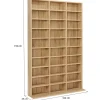 Étagère bibliothèque 30 cases modulables effet bois
