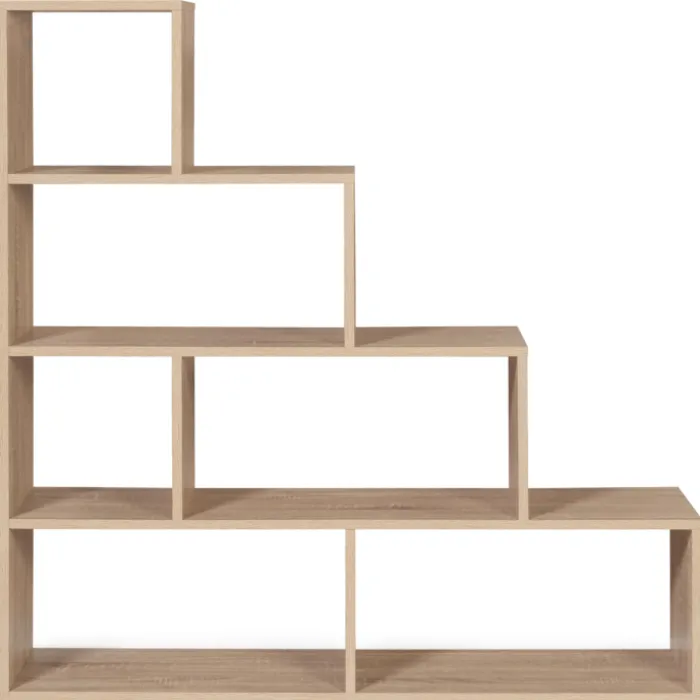 Étagère escalier bois façon hêtre