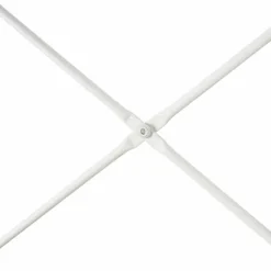 Étagère industrielle bois et métal blanc 5 niveaux