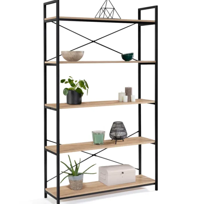 Étagère métal style industriel 170 cm
