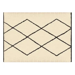 Tapis d'intérieur rectangle à motifs berbère 160 x 220 cm