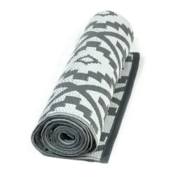 Tapis extérieur gris motifs géométriques 270 x 370 cm