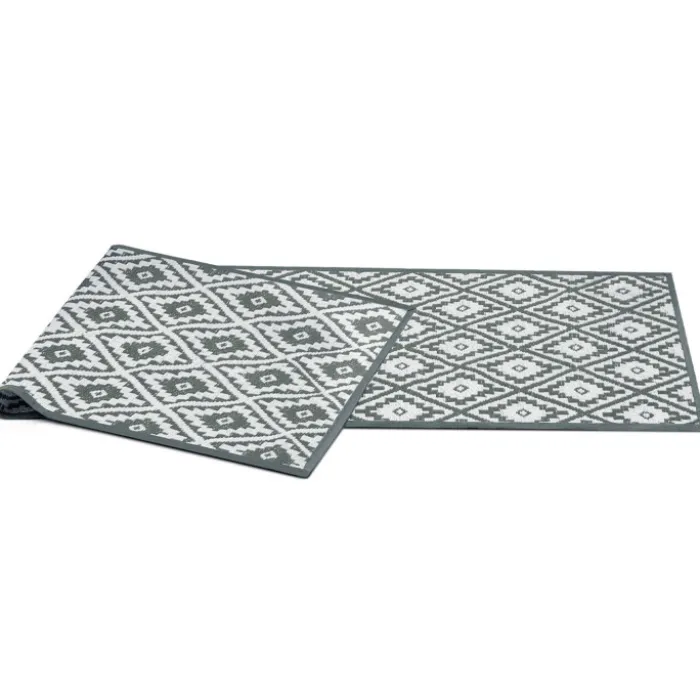 Tapis extérieur gris 80x250cm