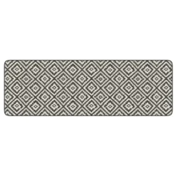 Tapis intérieur gris et blanc 60x180cm